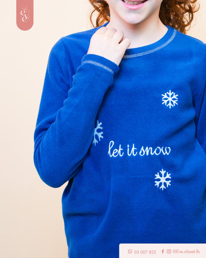 Let It Snow -Daughter- polyester pajama