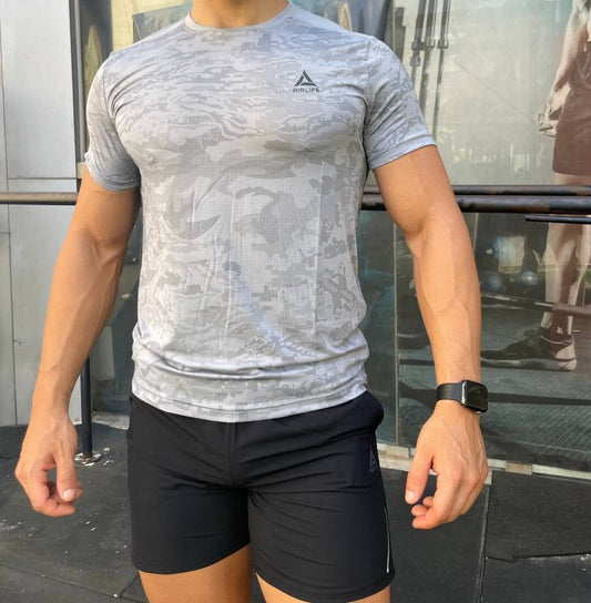 Gray camo T-shirt