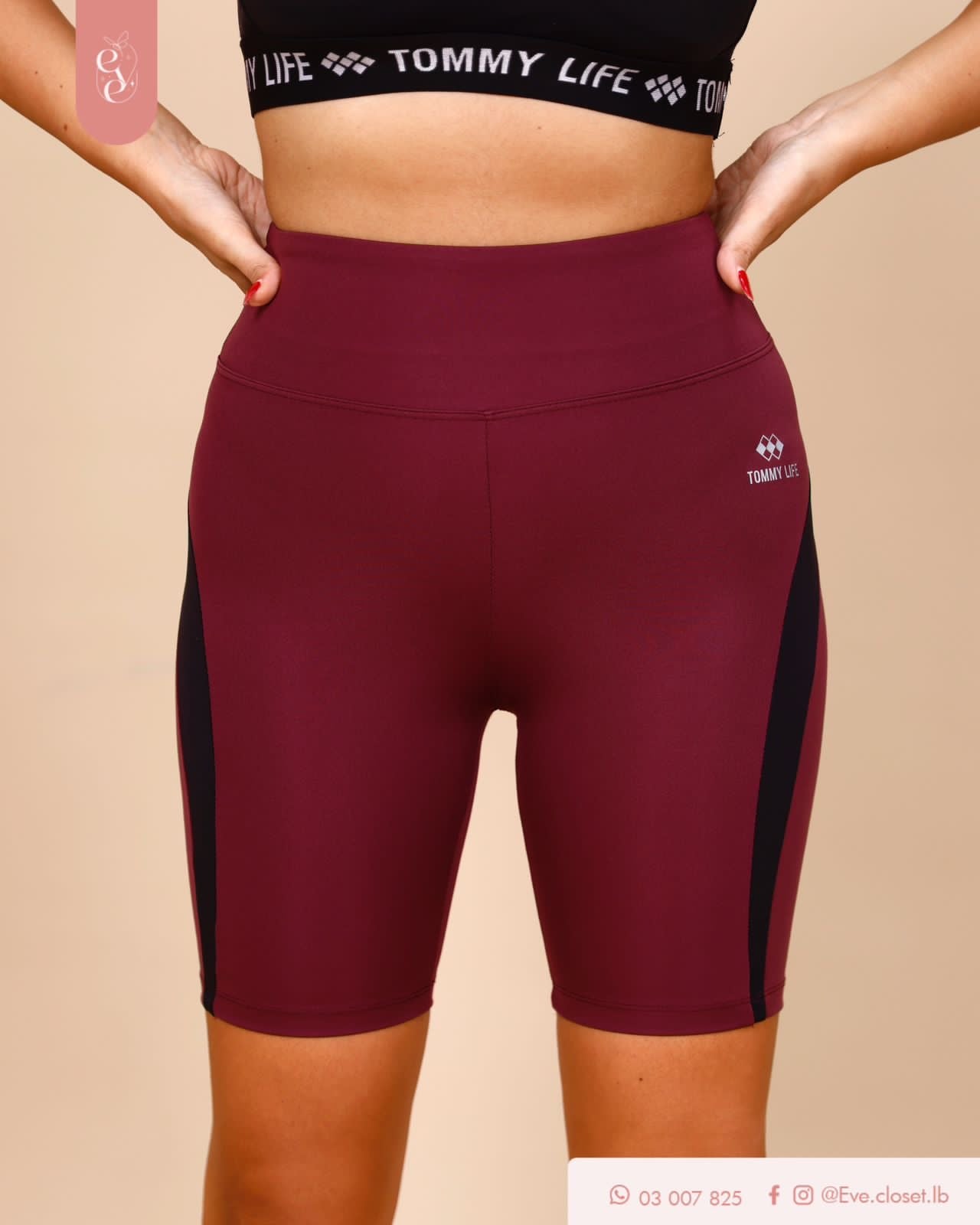 Bordo Polyester Short