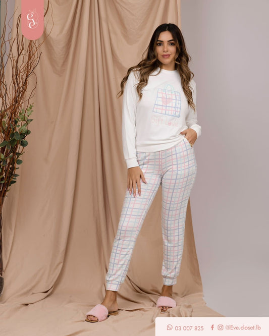 Gift Love Polyester Pajama