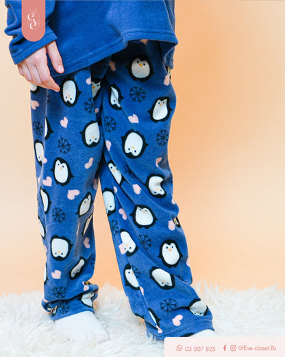 I Love You To The Moon And Back Penguin polyester pajama