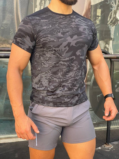 Black camo T-shirt