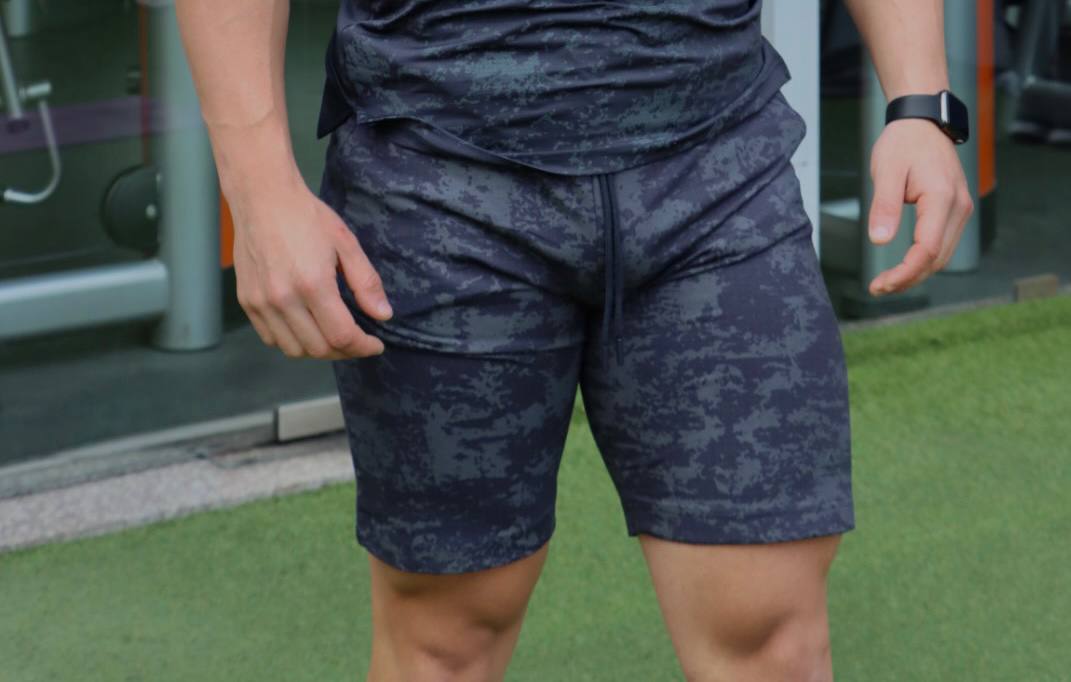 Black Camo Short