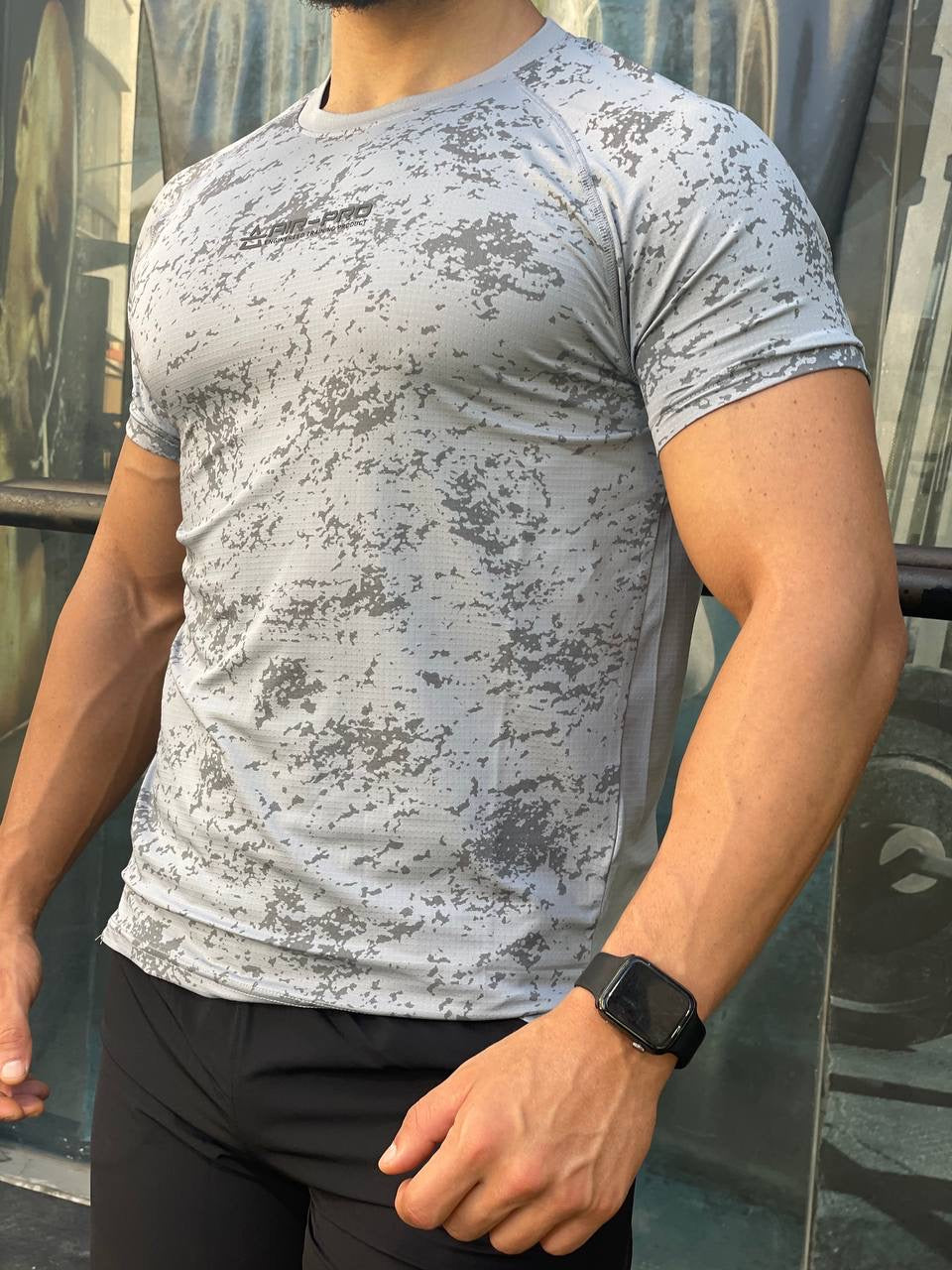 Gray camo T-shirt