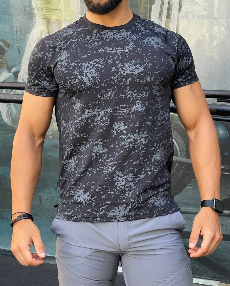 Black camo T-shirt