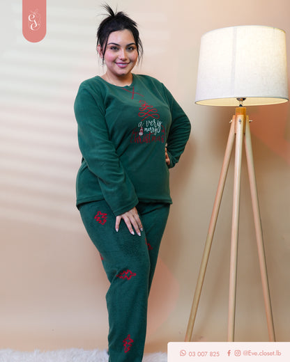 A very Merry Christmas -Mother-polyester pajama