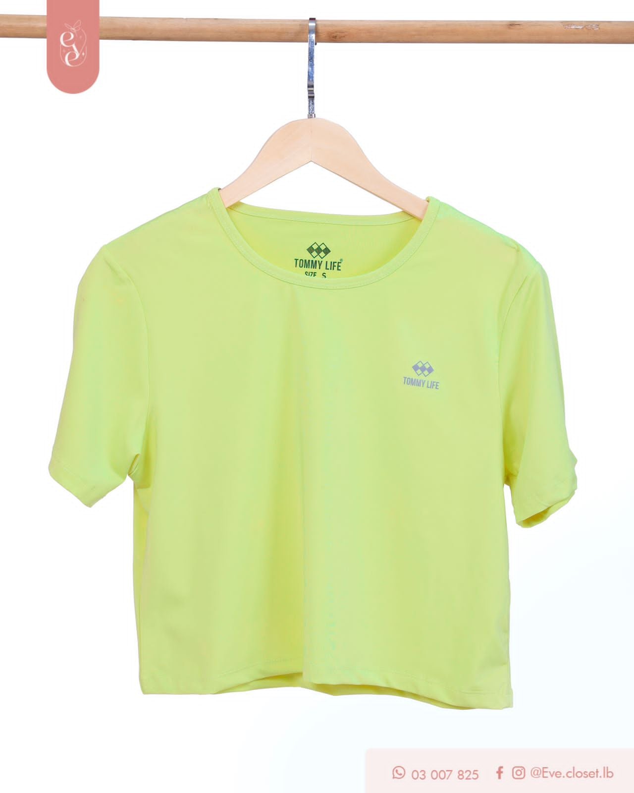 Yellow Polyester T-Shirt