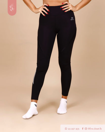 Black Polyester Legging