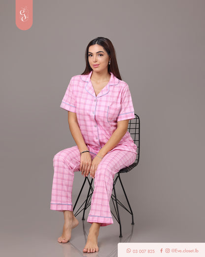 Pink Burberry pajama