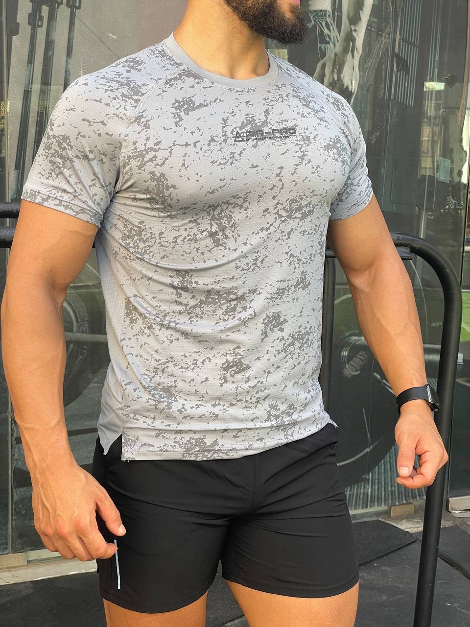 Gray camo T-shirt