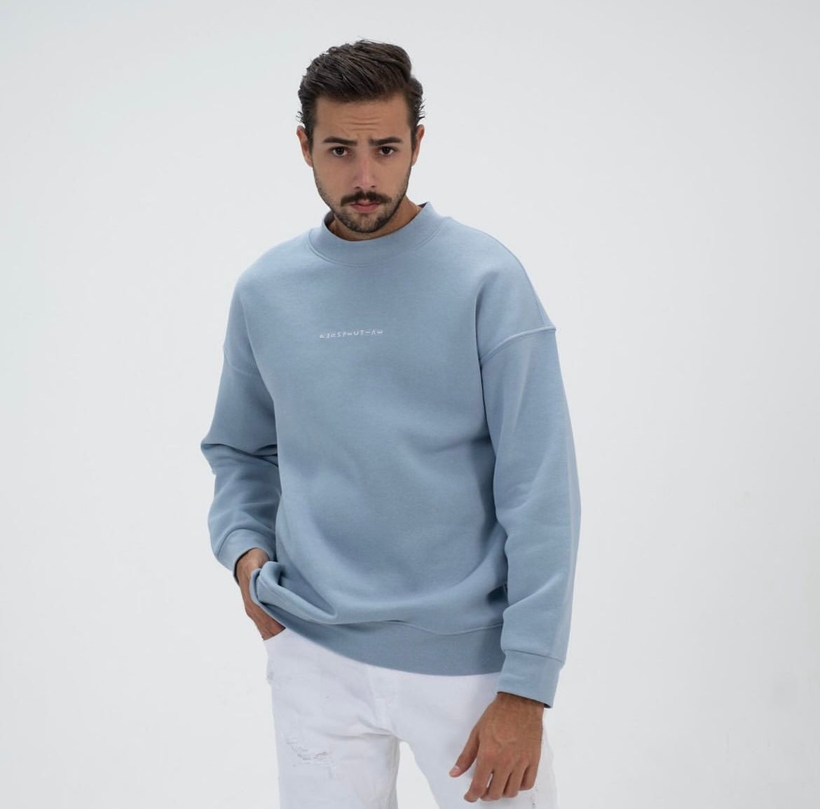 Perspective Blue Sweatshirt